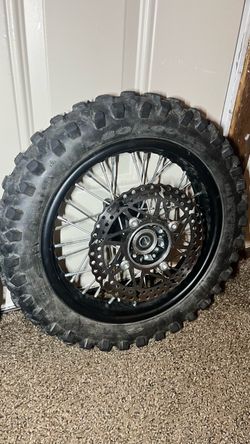 80/100-12 Dirt Bike Rear Wheel and Tire