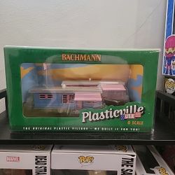 Bachmann Plasticville# 45310 Trailer Park W/ 2 Trailers 0 Scale NIB