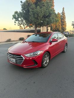 Hyundai Elantra Red Sedan 2018