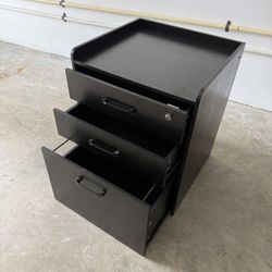 Black Office Drawers 