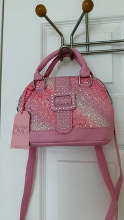 Girl’s Miss Gwen's OMG Accessories Pink Glitter Mini Bag