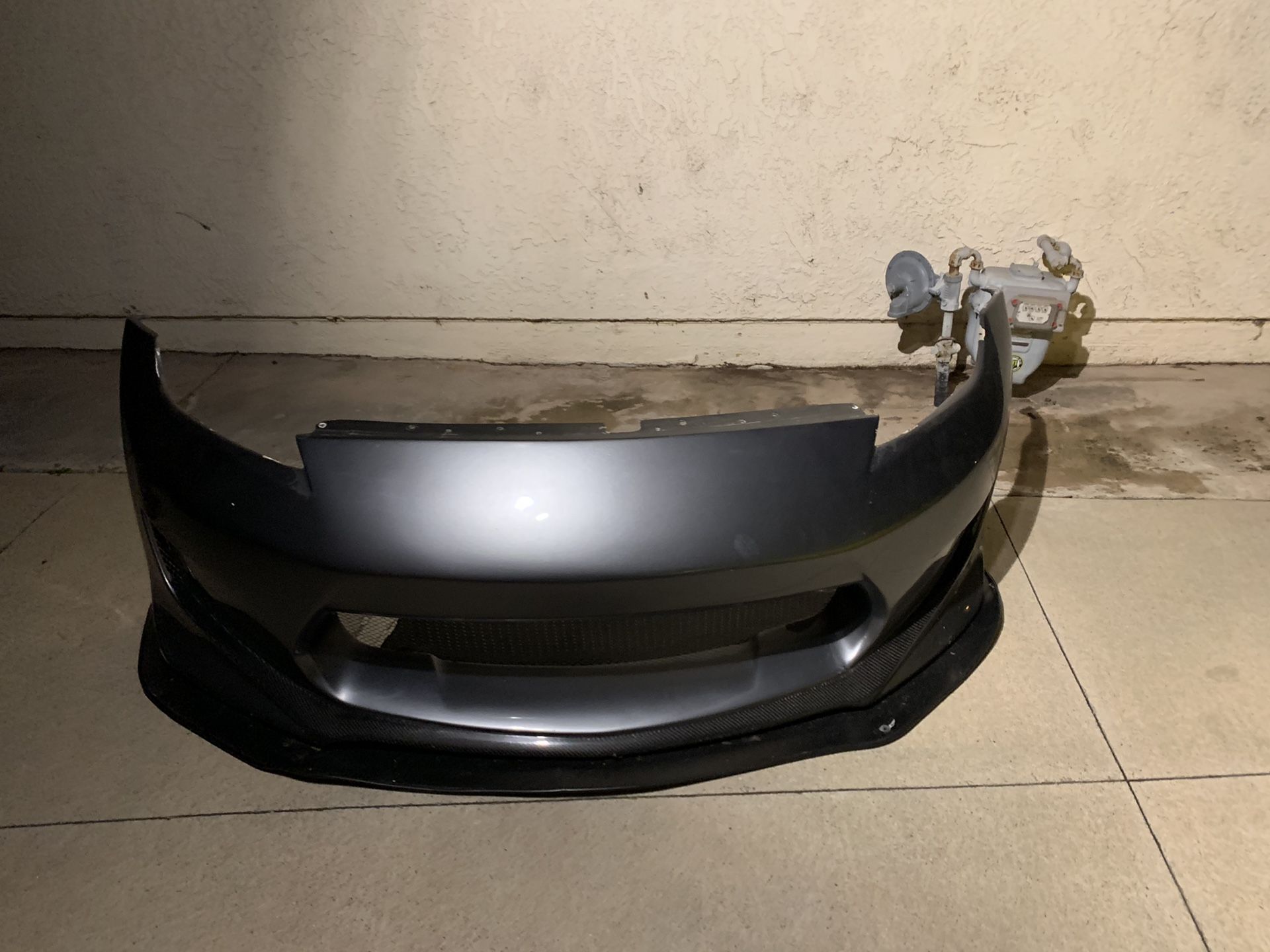 Nissan 370z Amuse Front Bumper PARTIAL CARBON FIBER (Aero Jacket)