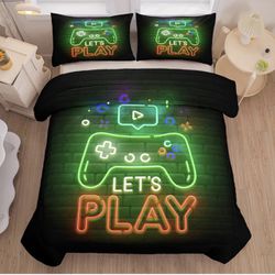 Gaming Comforter Set For Boys - Twin Size