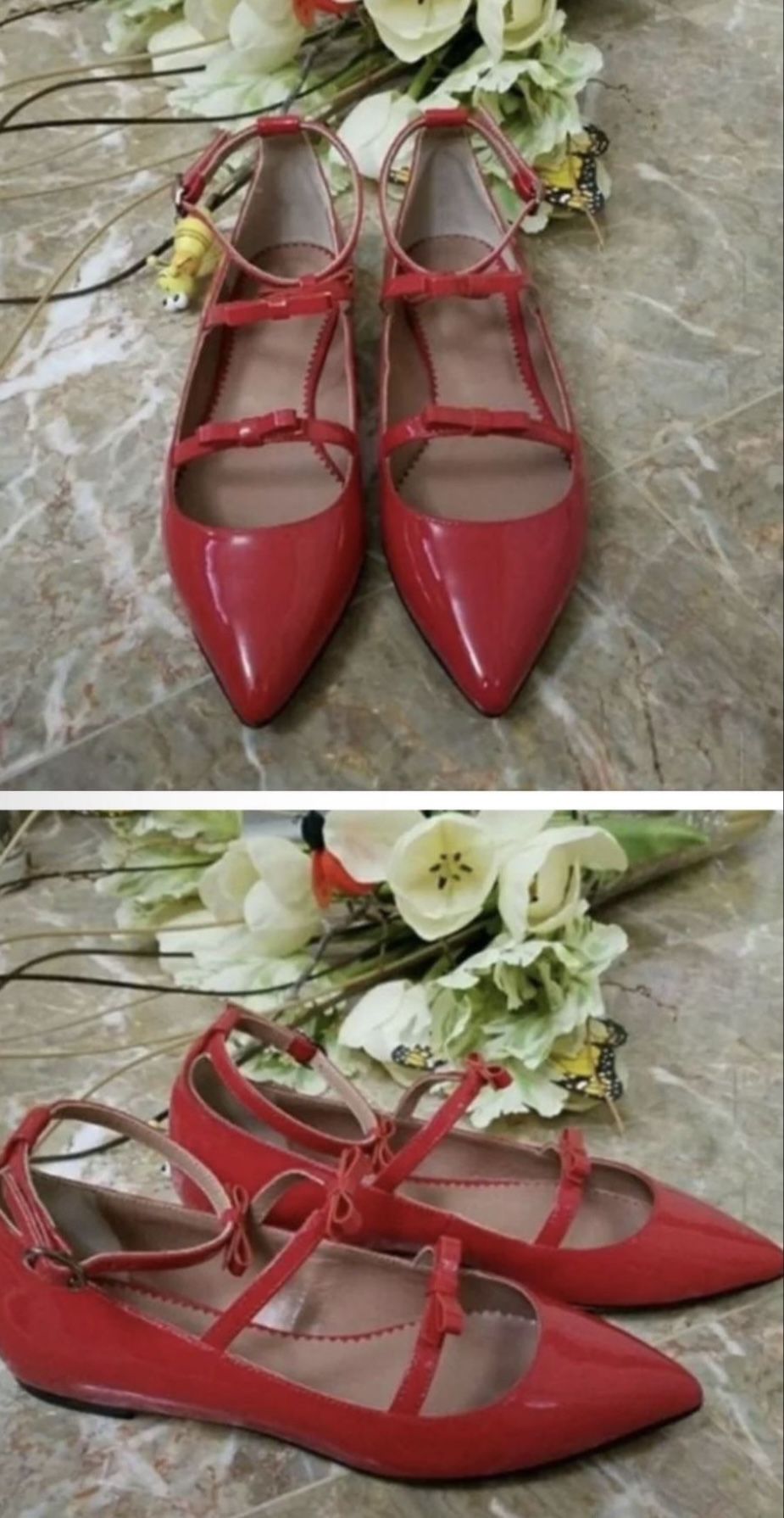 Red Valentino Balerina Flats 🎀