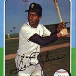 1975 Topps Regular (Baseball) Card# 344 Ben Oglivie of the Detroit Tigers 