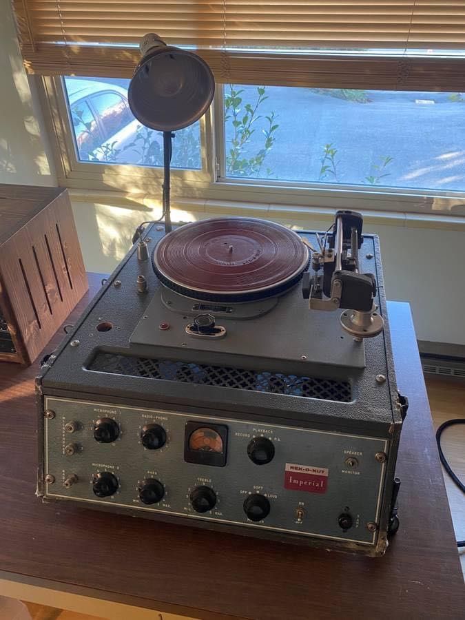 Vintage Rek O Kut Imperial record cutting lathe!!