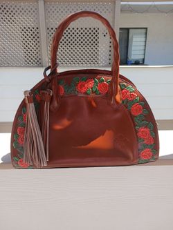 PATRICIA NASH LEATHER HANDBAG
