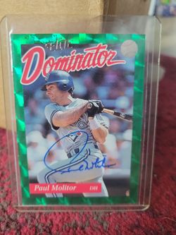 1993 Donruss - Elite Dominator (Autographed): Paul Molitor