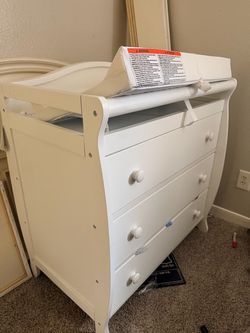 Baby dresser and changing table