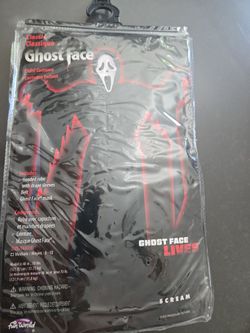New Halloween costume ghost face