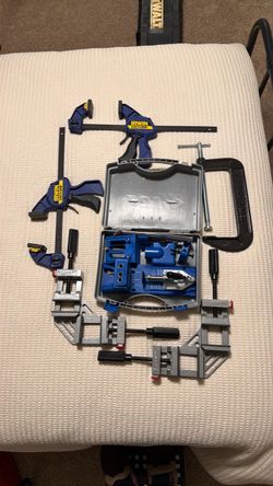Ultimate Woodworking Pocket Hole & Clamp Bundle - Kreg K4 Master System & 8 Clamps
