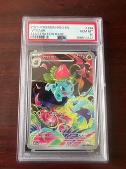 PSA 10 Ivysaur Illustration Rare 134/132 Pokemon MEG EN card cards tcg
