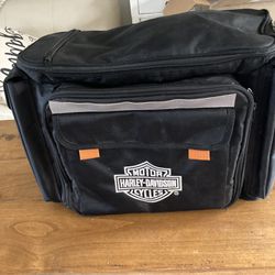 Harley Davidson Travel / Picnic Bag - Insulated W Rain Cover 