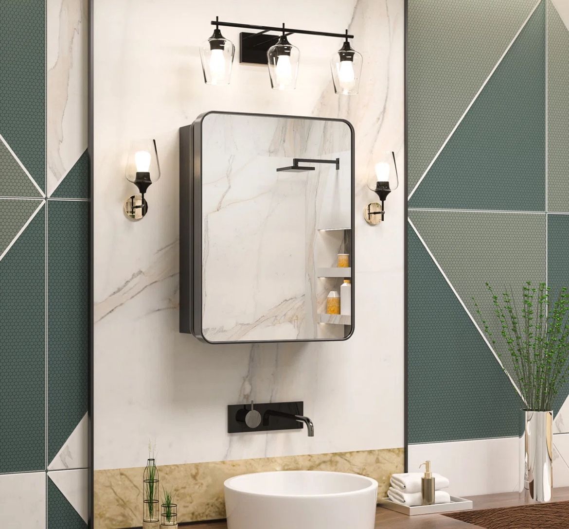 Brand New in Box Medicine Cabinet Mirrors - Recessed or Surface Mount