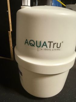 AquaTru Under Sink Reverse Osmosis Water Filtration System + 2 New Filters