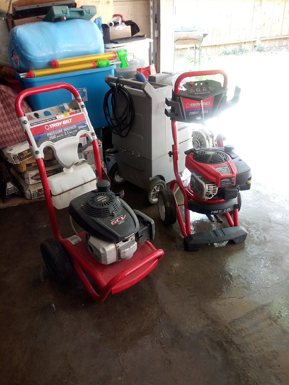 Troy Built pressure washers