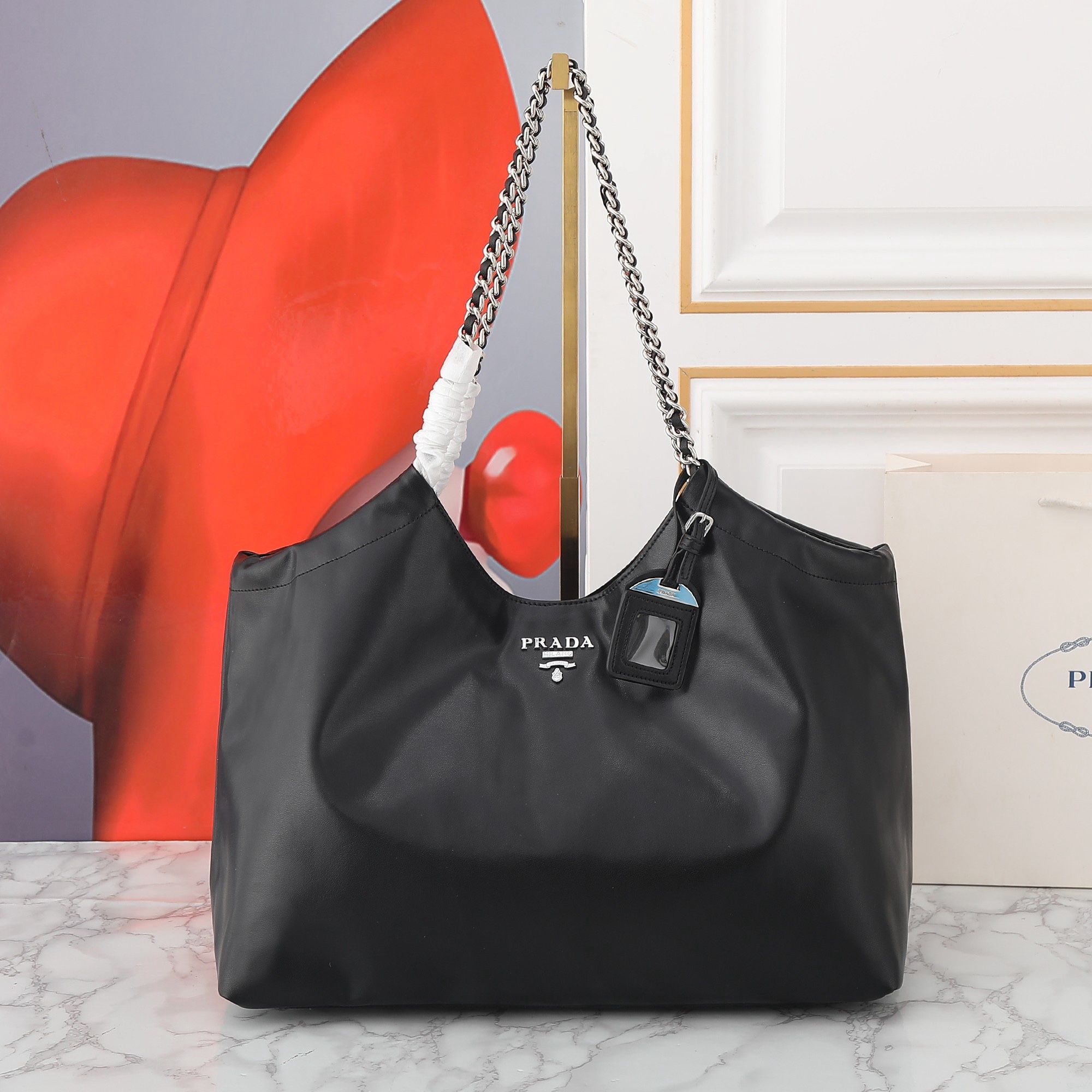 Prada 21Tote Shopping Bag