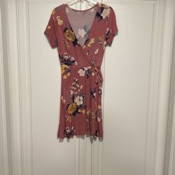 Pink Floral Dress