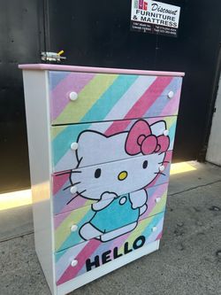 Hello Kitty dresser available in different cartoon