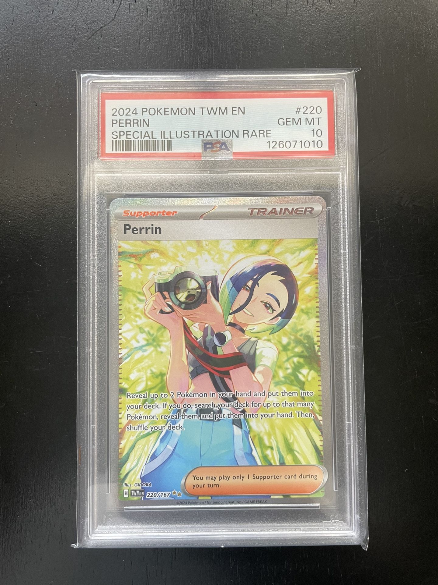 Pokemon TCG - Perrin #220 PSA 10