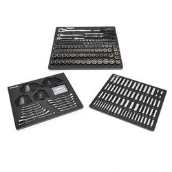 Husky Mechanics Tool Set in EVA Trays (290-Piece) 1/2 in, 1/4 in , 1/8 in