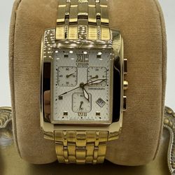 Citizen Eco Drive Chronograph (Gold) H501