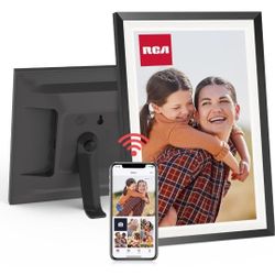 RCA 10.1” WiFi Digital Picture Frame, Electronic Photo Frames 32GB Storage, HD IPS Touch Screen WiFi Frame/Auto Rotate/Wall Mounted, Easy Setup