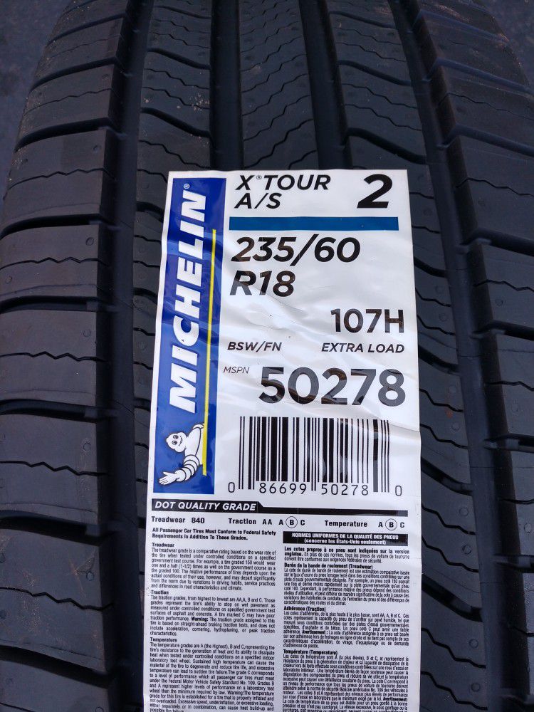 Michelin X Tour 2 A/S    235/60R18