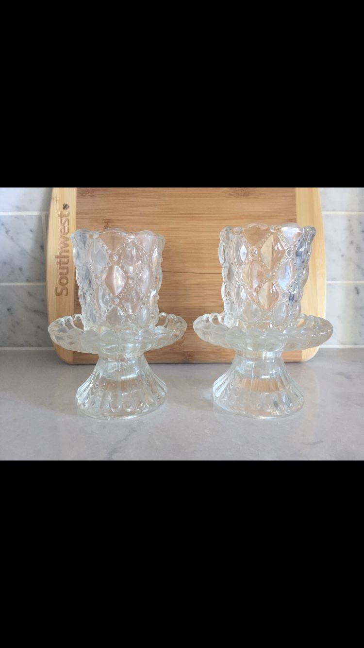 2 candle holders