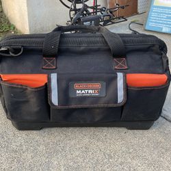 Clean Used BLACK & DECKER MATRIX TOOL ORGANIZER/BAG