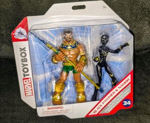 Disney  x Marvel Toybox Black Panther & Namor Action Figures 2-Pack Brand New