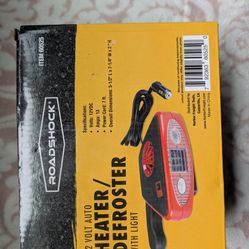 12 Volt Car Heater/Defroster With Light
