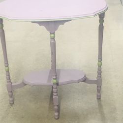Antique hand painted side table in great shape 28 wide 30 tall