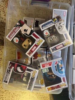 26 Funko Pop Lot – Marvel, Disney, Walking Dead, Exclusives – $100