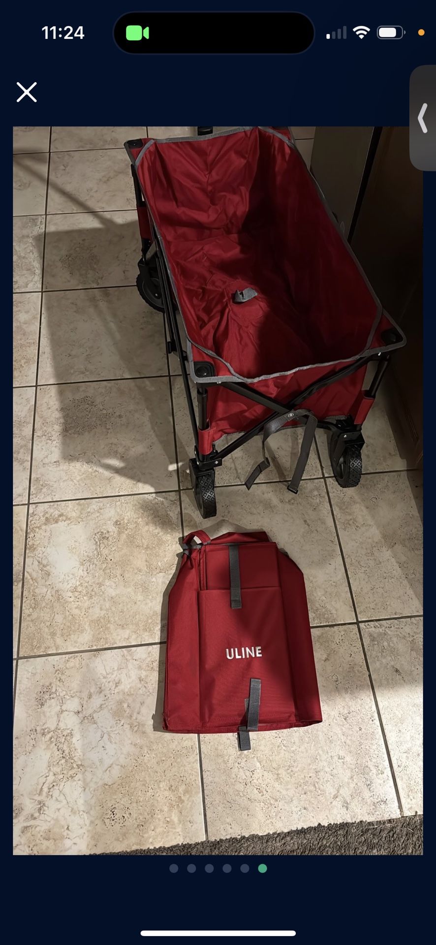 Uline Utility Foldable Cart