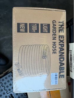 The expandable garden hose 100ft