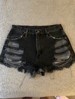 Vintage Wrangler High Waisted Denim Shorts