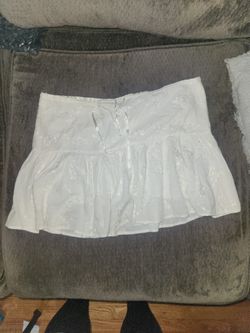 Brand New Medium White Skirt
