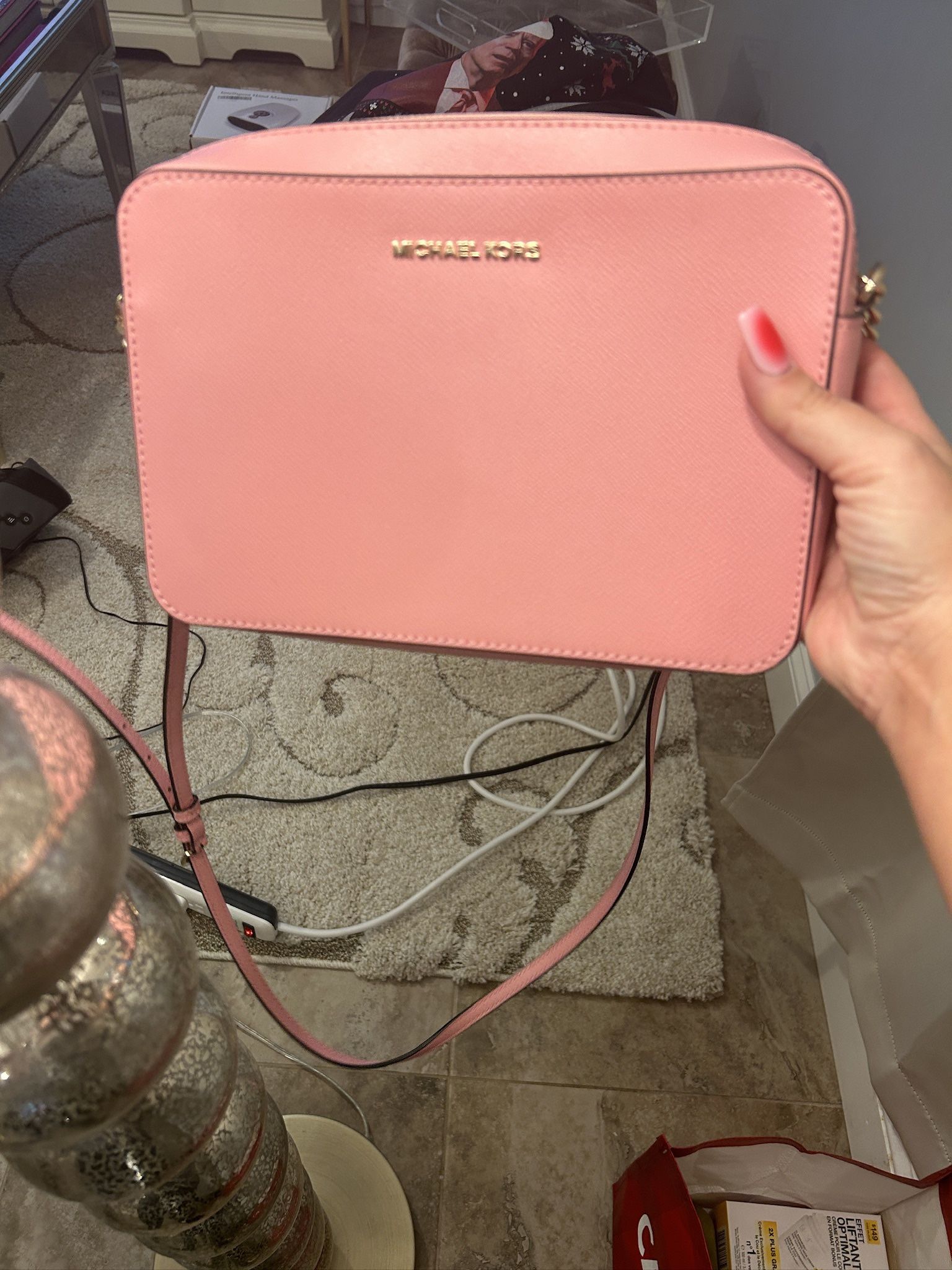 Michael Kors Pink Jet Set Handbag