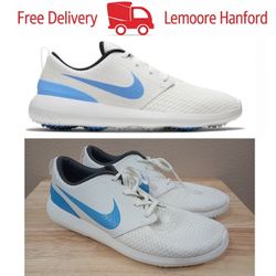 Nike Roshe G Golf Shoes Mens Size 12 Summit White Carolina Blue CD6065-101