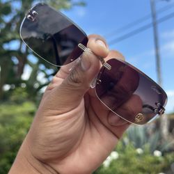 Cartier. Rimless Sunglasses !