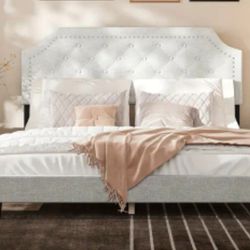 Light Grey Queen Bed Frame - Brand New Unassembled In Box