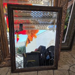 framed wall mirror 