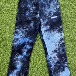 Sinclair Tie Dye Fleece Sweatpants size Large