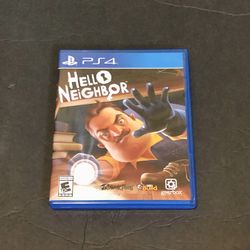 Hello Neighbor Ps4 Game.