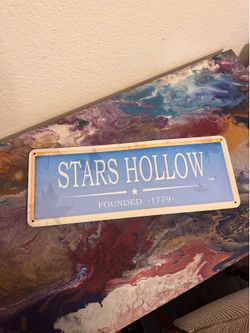 Gilmore Girls Stars Hollow Founded 1779 Sign