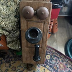 Antique Candlestick Wall Phone