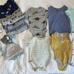 Bundle Of Baby Boy Clothes 0-6 Months 
