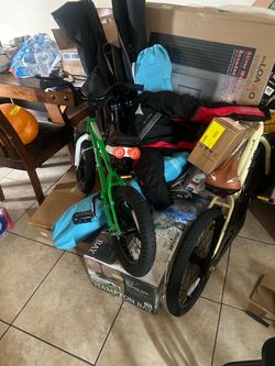 Green Kids Bicycle with Training Wheels