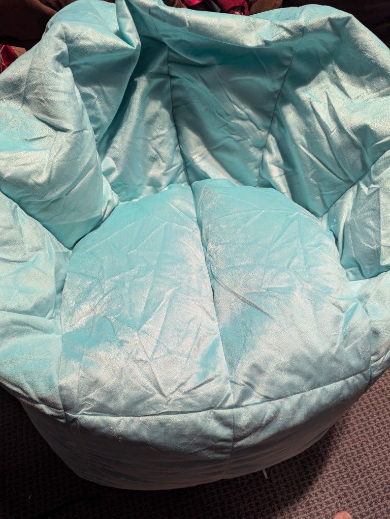 Big Joe Mint Plush Bean Bag Chair NEW